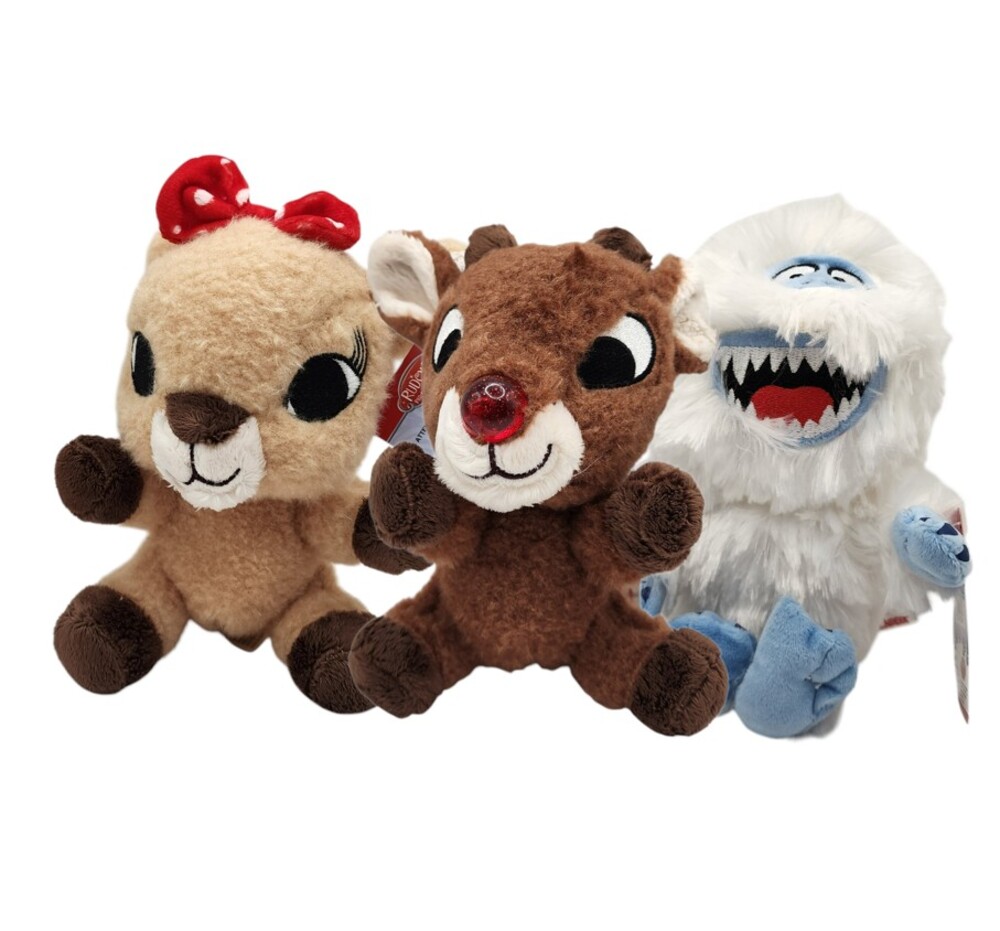 Dan Dee Rudolph Red Nosed Reindeer Clarice Bumble Plush Stuffed Toy Holiday Lot